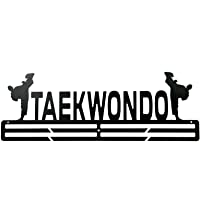 Full Health Sporting Taekwondo - Colgador de medallas para galardones- soporte de metal y acero- montaje en pared- color…